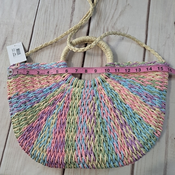 D'margeaux Colorful Multicolor Spring Crossbody Handbag - Picture 3 of 8